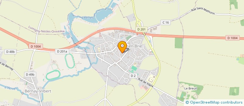 localisation de l'entreprise DURET LOIC  COURPALAY