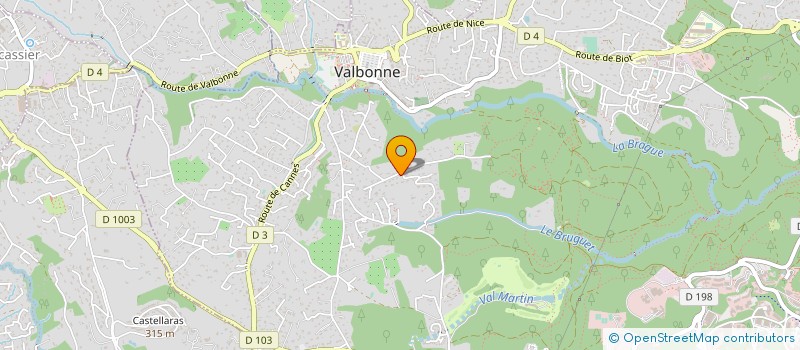 localisation de l'entreprise DUREY CONSEIL à VALBONNE