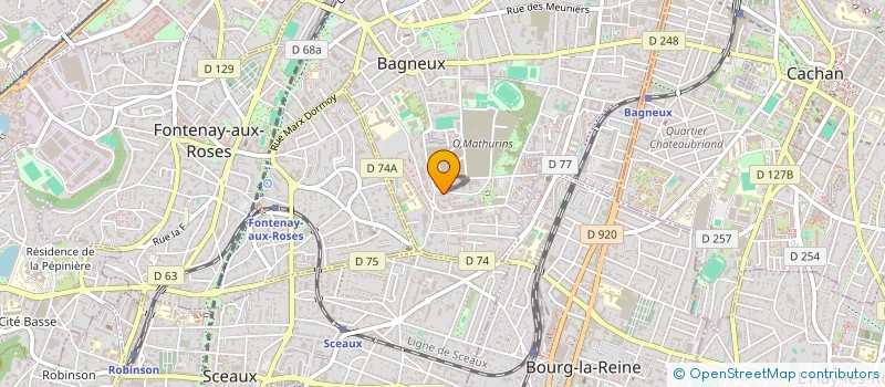 localisation de l'entreprise DUREY REYNE ASSOCIES à BAGNEUX