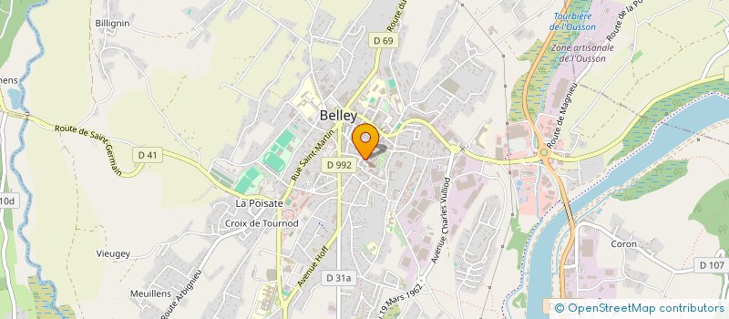 localisation de l'entreprise DURGAYA-CONSULTING  BELLEY