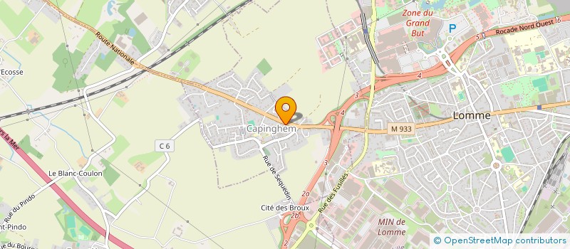 localisation de l'entreprise DURIEZ  CAPINGHEM