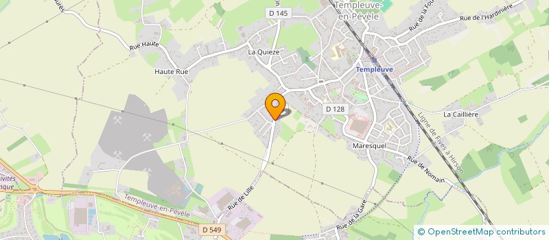 localisation de l'entreprise DURIEZ INSTALL à TEMPLEUVE-EN-PEVELE