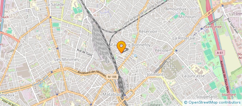 localisation de l'entreprise DURILOU à TOULOUSE