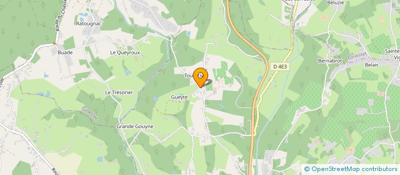 localisation de l'entreprise DURIN-GOMBERT à BERGERAC