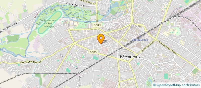 localisation de l'entreprise DURIS MARGAUX CAPITAL  CHATEAUROUX