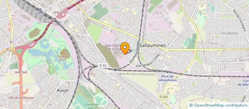 localisation de l'entreprise DURISOTTI METZ à SALLAUMINES