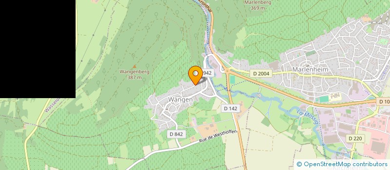 localisation de l'entreprise DURIVAL FRANCE  WANGEN