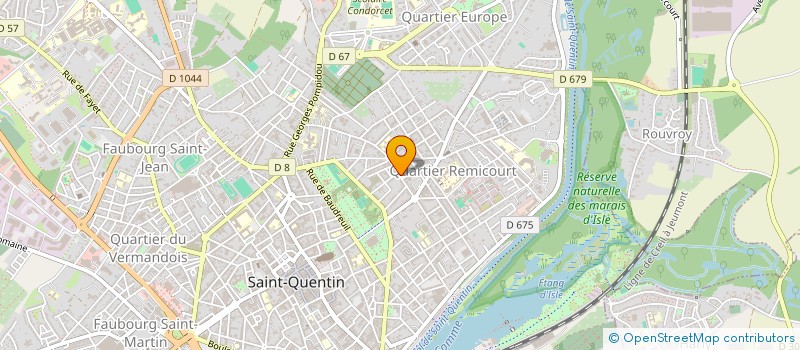 localisation de l'entreprise DURNIAK LE LONGCHAMP à SAINT-QUENTIN