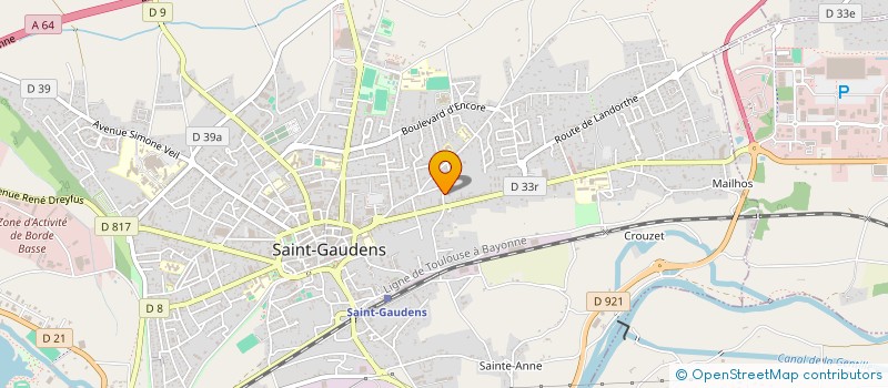 localisation de l'entreprise DUROBY  SAINT-GAUDENS