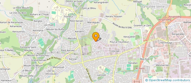 localisation de l'entreprise DUROCA  BREST