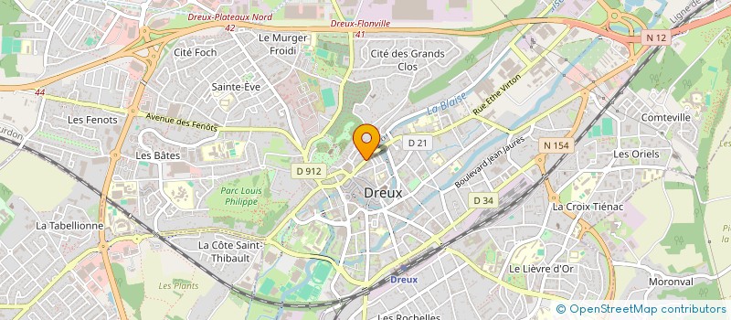 localisation de l'entreprise DUROCASSE à DREUX