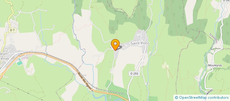 localisation de l'entreprise DUROCH TRAVAUX PUBLICS ENVIRONNEMENT  SAINT-PONS