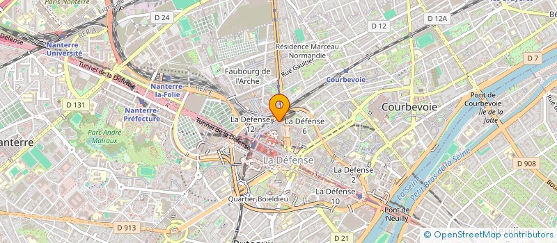 localisation de l'entreprise DUROCHER à PUTEAUX