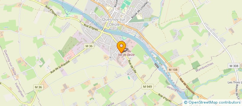 localisation de l'entreprise DUROLE  QUESNOY-SUR-DEULE