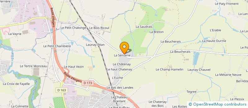 localisation de l'entreprise DUROLL à CORPS-NUDS