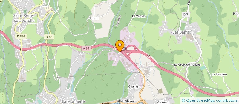 localisation de l'entreprise DUROLLE EMBALLAGE à PALLADUC