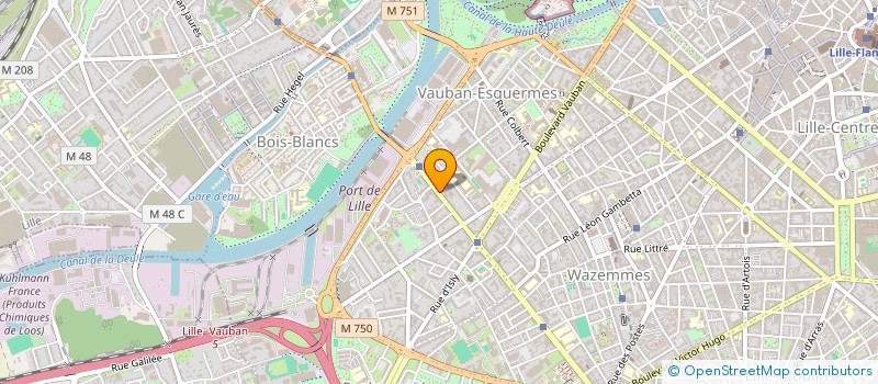 localisation de l'entreprise DUROMENT à LILLE