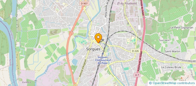 localisation de l'entreprise DUROMIT FRANCE SAS à SORGUES