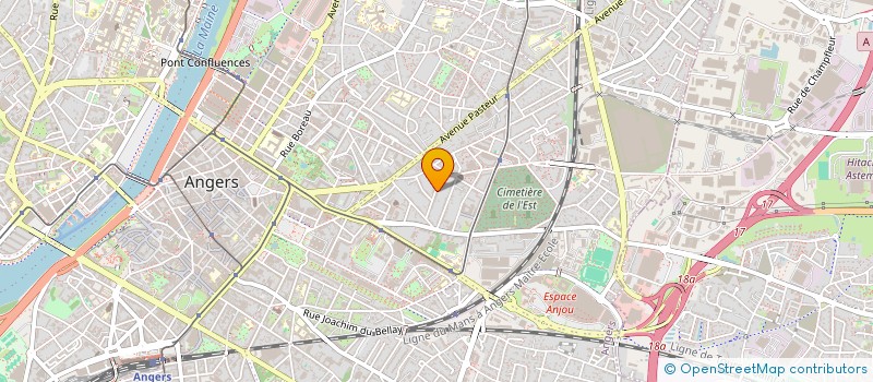 localisation de l'entreprise DURONSARD à ANGERS