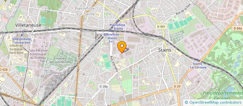 localisation de l'entreprise DUROPLAST IDF  STAINS
