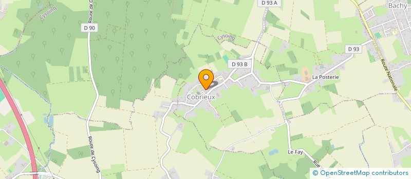 localisation de l'entreprise DUROQ à COBRIEUX