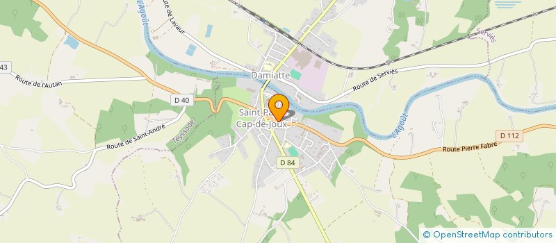 localisation de l'entreprise DUROUEIX PERE & FILLE  SAINT-PAUL-CAP-DE-JOUX