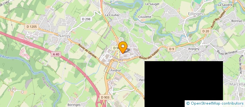 localisation de l'entreprise DUROULE PRODUCTIQUE à FILLINGES