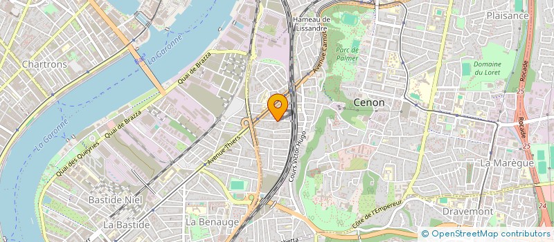 localisation de l'entreprise DUROUSSEAU OUTILS COUPANTS à CENON