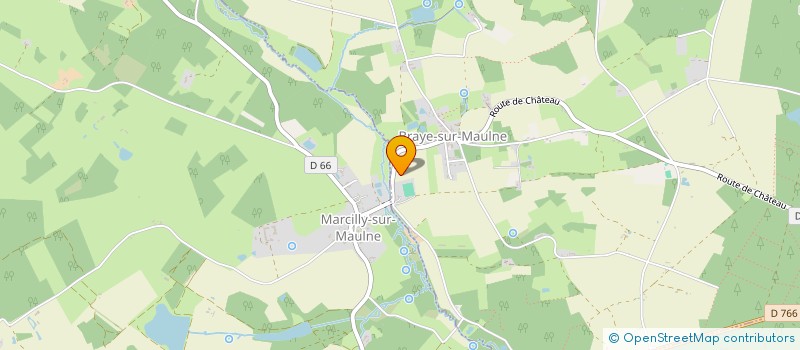 localisation de l'entreprise DUROY à SOUVIGNE