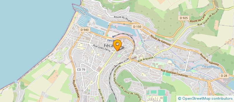 localisation de l'entreprise DUROZEY IMMOBILIER  FECAMP