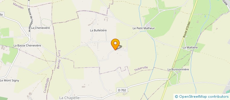 localisation de l'entreprise DUROZIER  THIBERVILLE