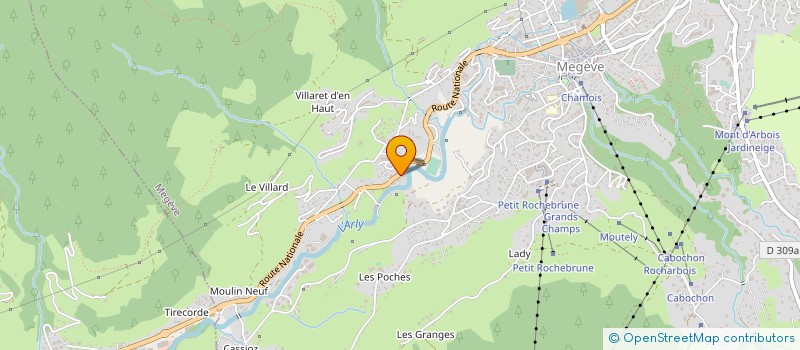 localisation de l'entreprise DURR EQUIP à SALLANCHES