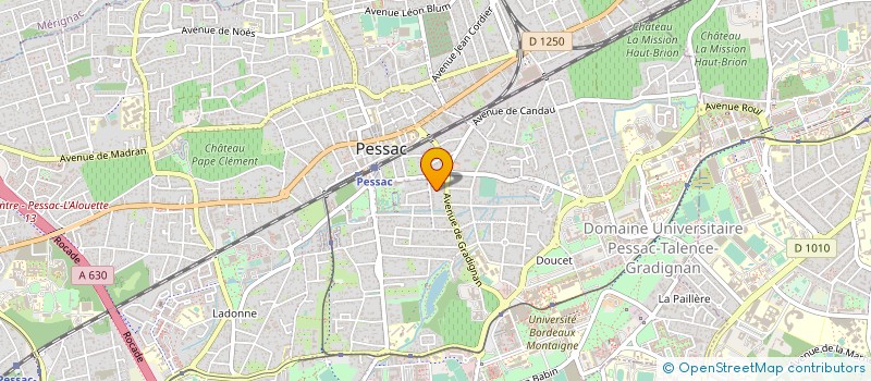 localisation de l'entreprise DURRAMPS ALEXANDRE  PESSAC