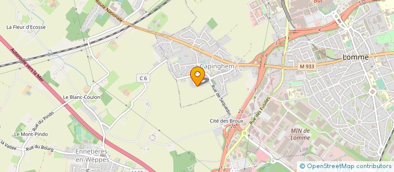 localisation de l'entreprise DURU GUYONVARCH à LILLE