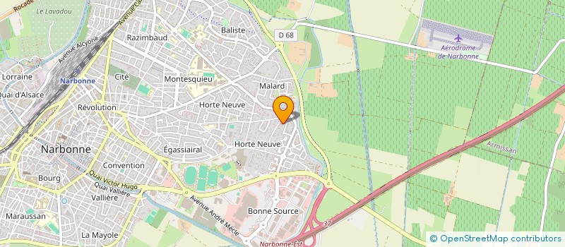 localisation de l'entreprise DURU HOLDING  NARBONNE