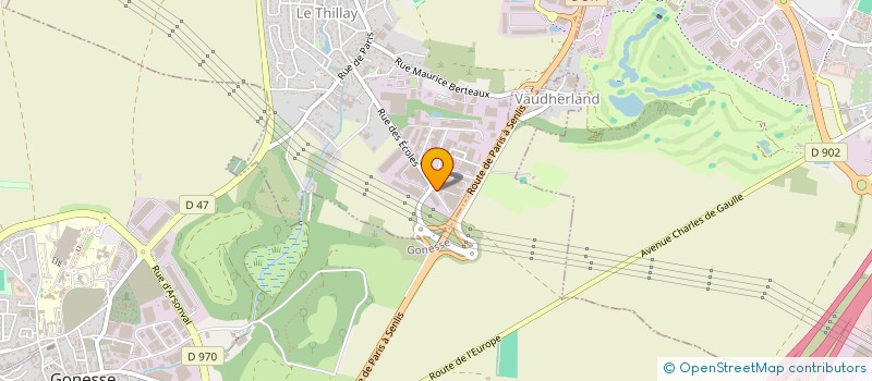 localisation de l'entreprise DURUM DISTRIBUTION  LE THILLAY