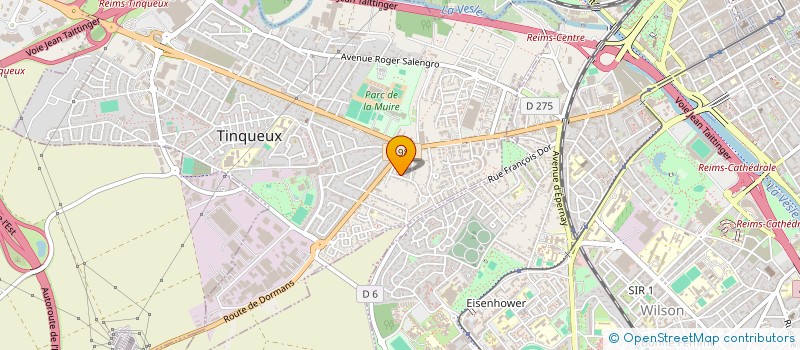 localisation de l'entreprise DURVY-MILLON  TINQUEUX