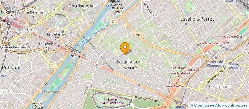 localisation de l'entreprise DUSANTER GERAR à NEUILLY-SUR-SEINE