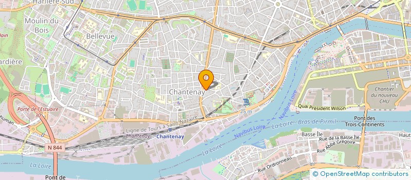 localisation de l'entreprise DUSART HOLDING à NANTES