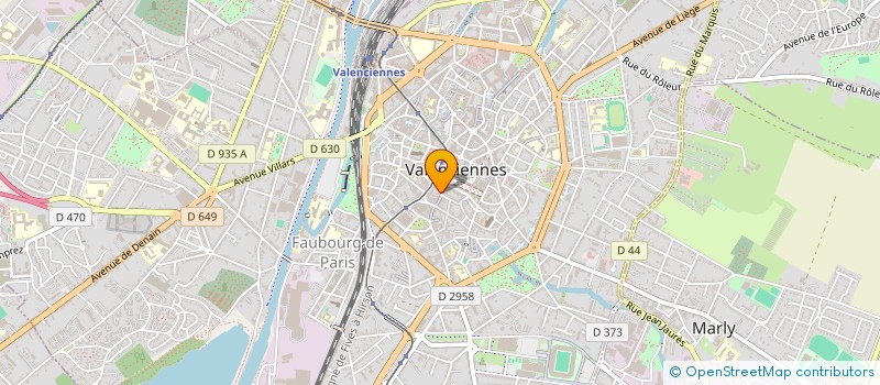 localisation de l'entreprise DUSAULSOIR-LE CHAUDRON à VALENCIENNES
