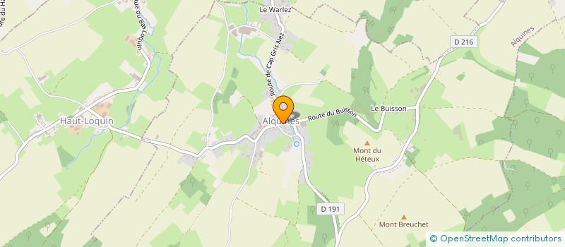 localisation de l'entreprise DUSAUTOIR à ALQUINES