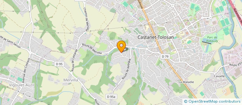 localisation de l'entreprise DUSCAM à CASTANET-TOLOSAN