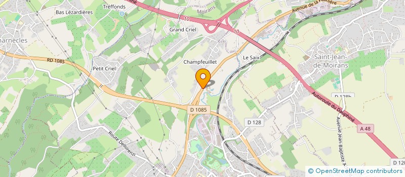 localisation de l'entreprise DUSCEY  MOIRANS