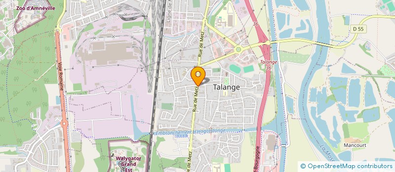 localisation de l'entreprise DUSCH ATELIER DE MARQUAGE TEXTILE  TALANGE