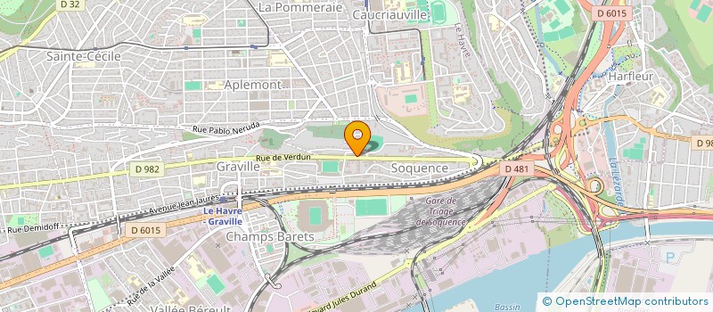 localisation de l'entreprise DUSEAUX ELECTRICITE SARL à LE HAVRE