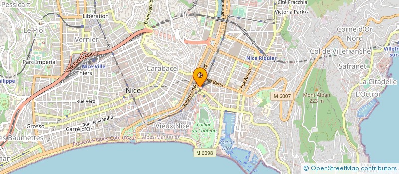 localisation de l'entreprise DUSENS CAPITAL à NICE