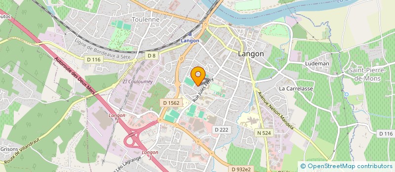 localisation de l'entreprise DUSER PROMOTION TRANSACTION  LANGON