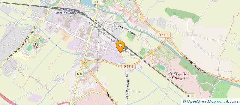 localisation de l'entreprise DUSHIME  CASTELNAUDARY