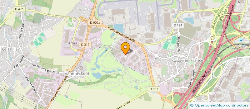 localisation de l'entreprise DUSHOW TV à ROISSY-EN-FRANCE