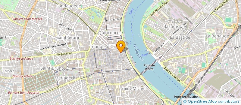 localisation de l'entreprise DUSKY à BORDEAUX